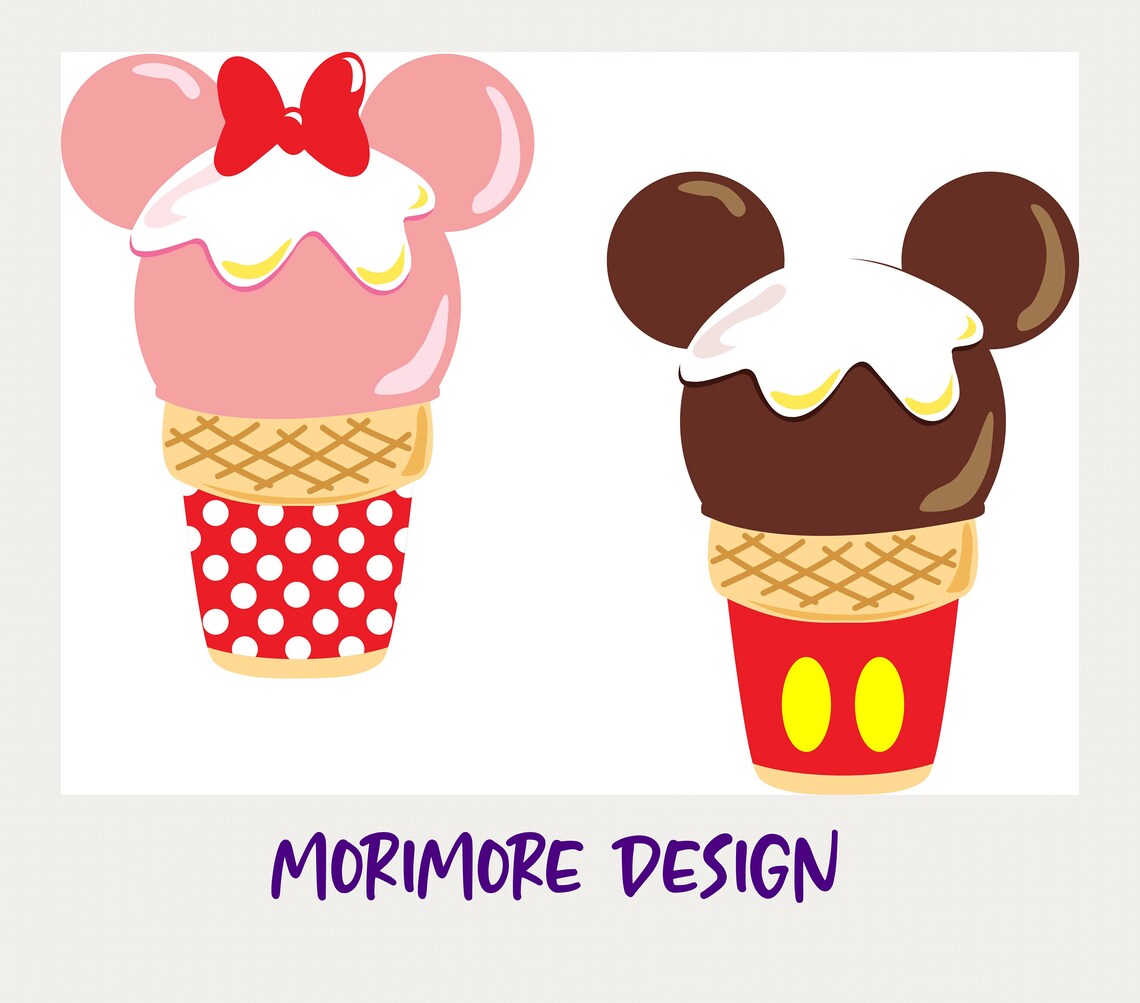 Ice Cream Mickey SvgIce Cream Svg Mickey Snack SvgSnack Etsy
