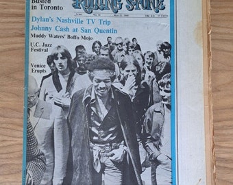 Rolling Stone (10. Juni 1971) Magazin/Zeitung (Elton John).