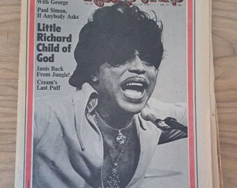 Rolling Stone (28.Mai 1970, Nr. 59) Zeitschrift/Zeitung (Little Richard).