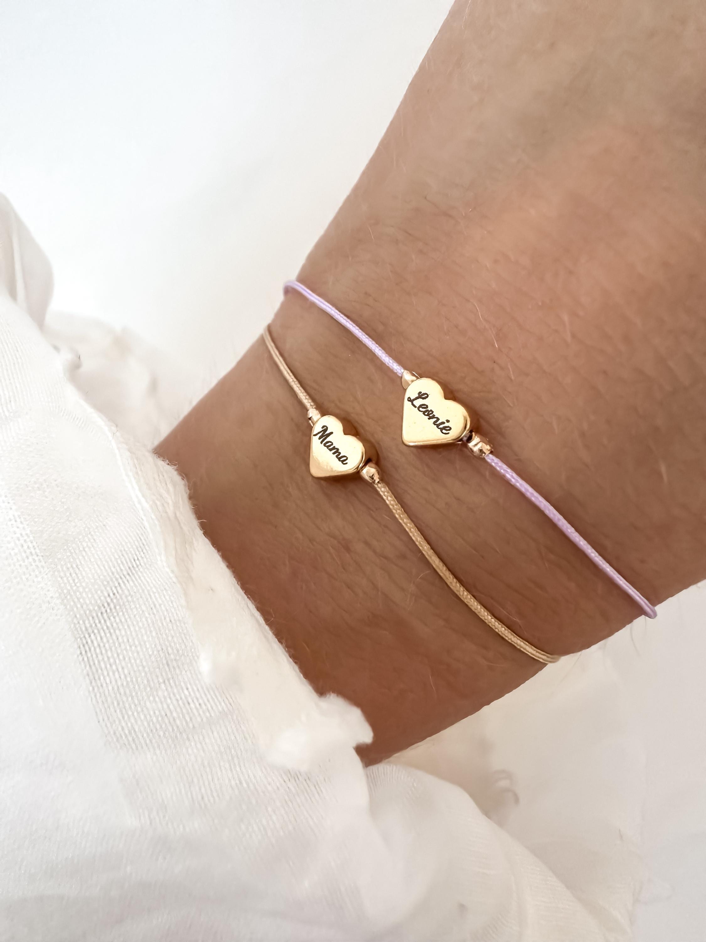 Bracciale con charm in oro rosa 9kt e diamante