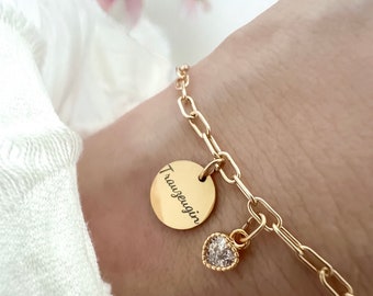 Maid of honor bracelet, customizable, JGA, maid of honor gift, bridesmaid bracelet, name, bride, bride's mother, gift for wife, best friend