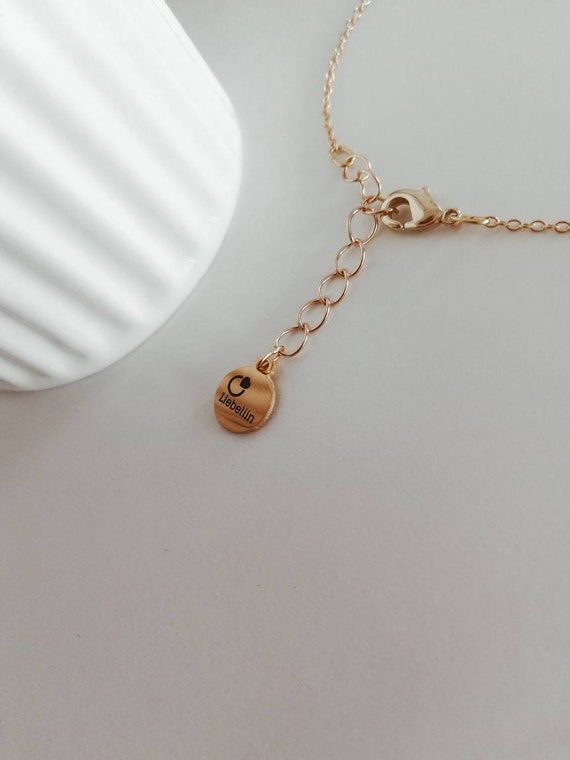 Delicate crystal necklace deals