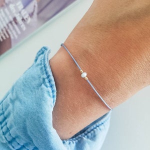 cute festival bracelet, stone bracelet, glass bead, friendship bracelet, birthday, for her, trend, delicate, layering, combinable, macrame