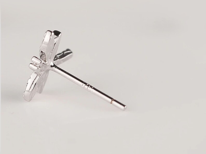 Dragonfly Earrings Silver Earring Sterling Silver Dragonfly Jewelry For Women,Girls Tiny Earrings Fashion design