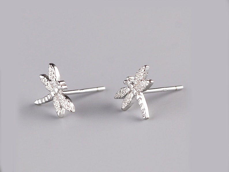 Dragonfly Earrings Silver Earring Sterling Silver Dragonfly Jewelry For Women,Girls Tiny Earrings Fashion design