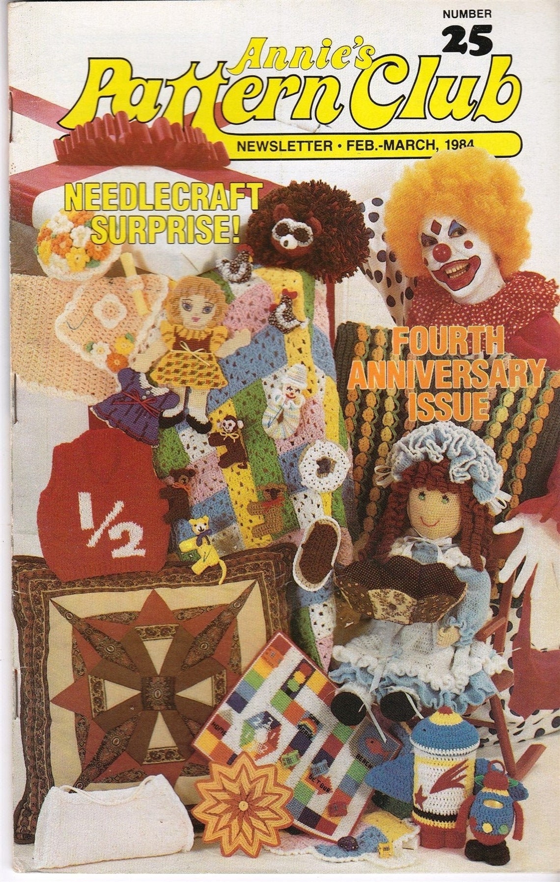 Annie's Pattern Club No 25 FebMar 1984 Etsy