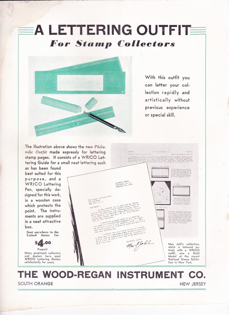 Postage Stamps 1934 Stamp Collecting Magazine Stamps Weekly Magazine of