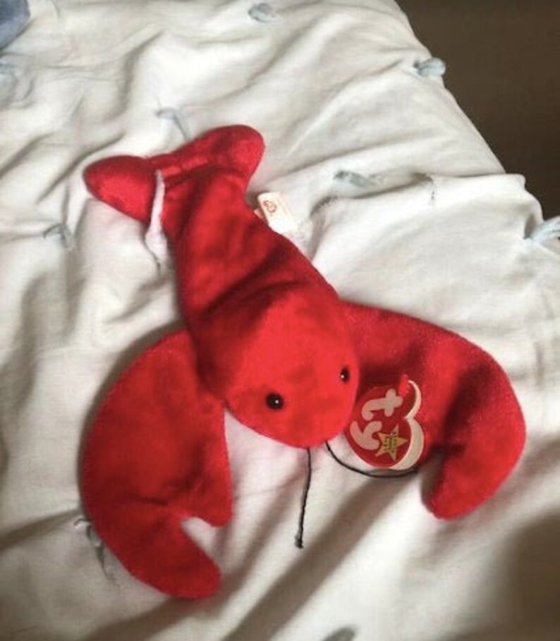 Pinchers Beanie Baby RARE PVC Pellets Etsy