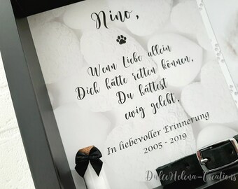 Urna de animal, urna de mascota, marco de fotos personalizado