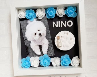 Personalized photo frame, keepsake, memory, dog deceased, cat, pet, mourning, urn, pet memorial, memorial, family member