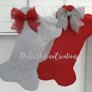 Personalized Dog Christmas Stocking, Christmas, Dog Bone Stocking, Keepsake, Pet Memorial, Dog, Cat, Stocking Bone Dog Christmas