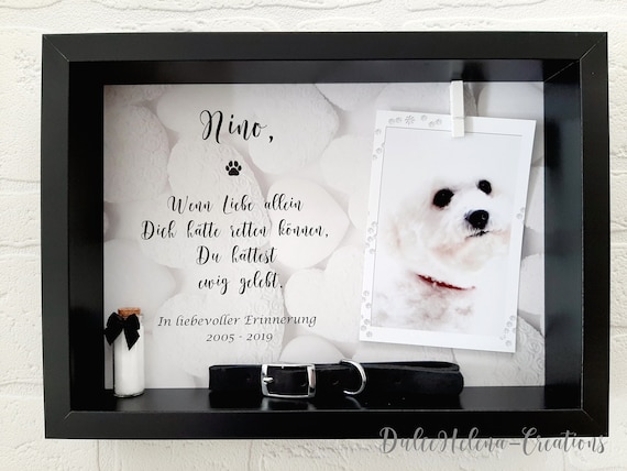 Heer Pardon Dinkarville Gepersonaliseerde Fotolijst & Urn Aandenken Herinnering Hond - Etsy  Nederland