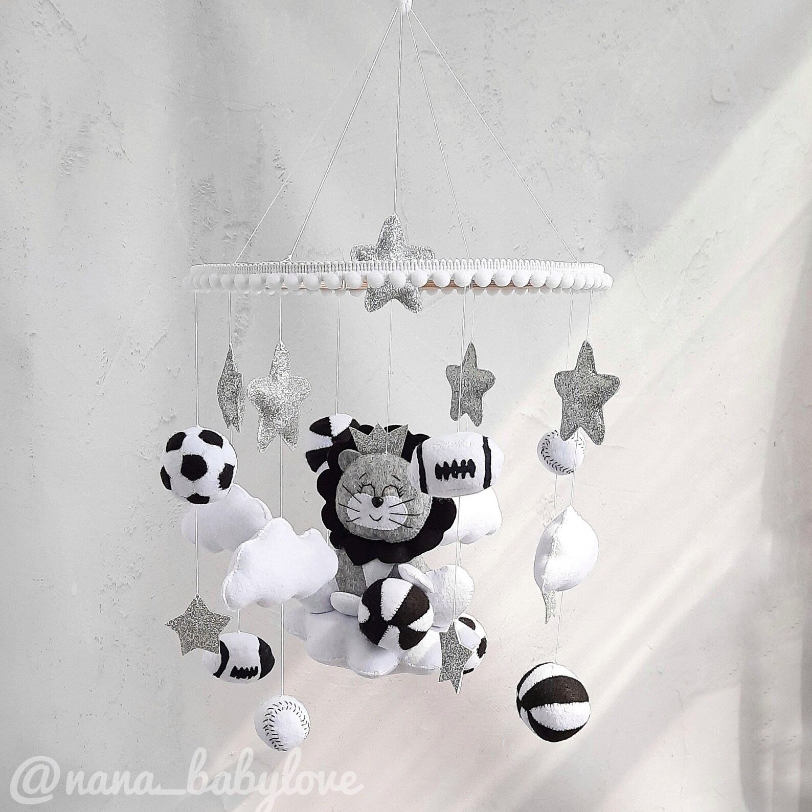 Crib Mobile Boy Baby Mobile Boy Crib Mobile Lion Nursery Decor Etsy