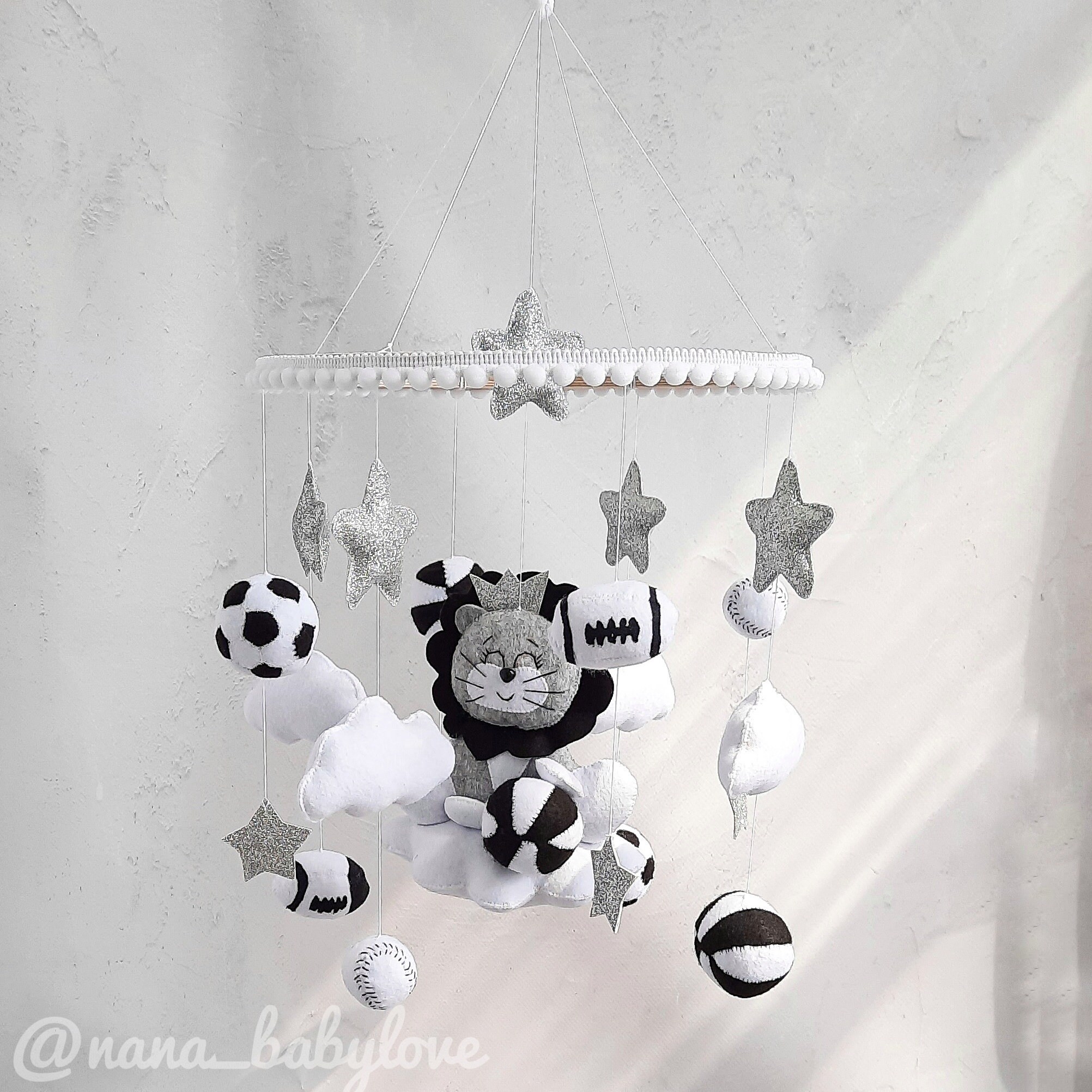 Crib Mobile Boy Baby Mobile Boy Crib Mobile Lion Nursery Decor Etsy