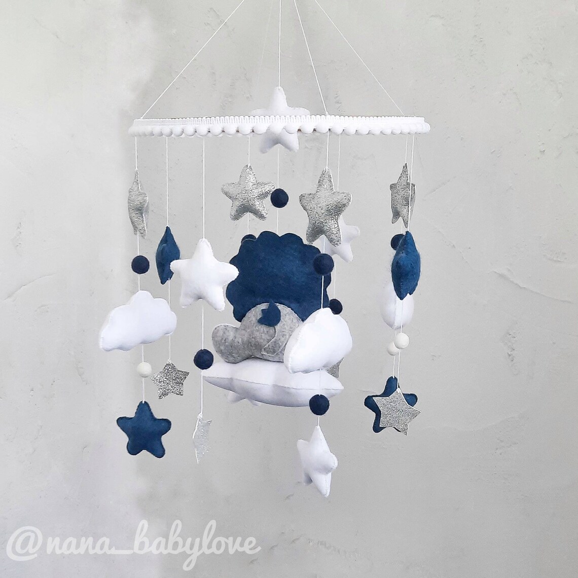 Crib Mobile Boy Baby Mobile Boy Crib Mobile Lion Nursery Decor Etsy