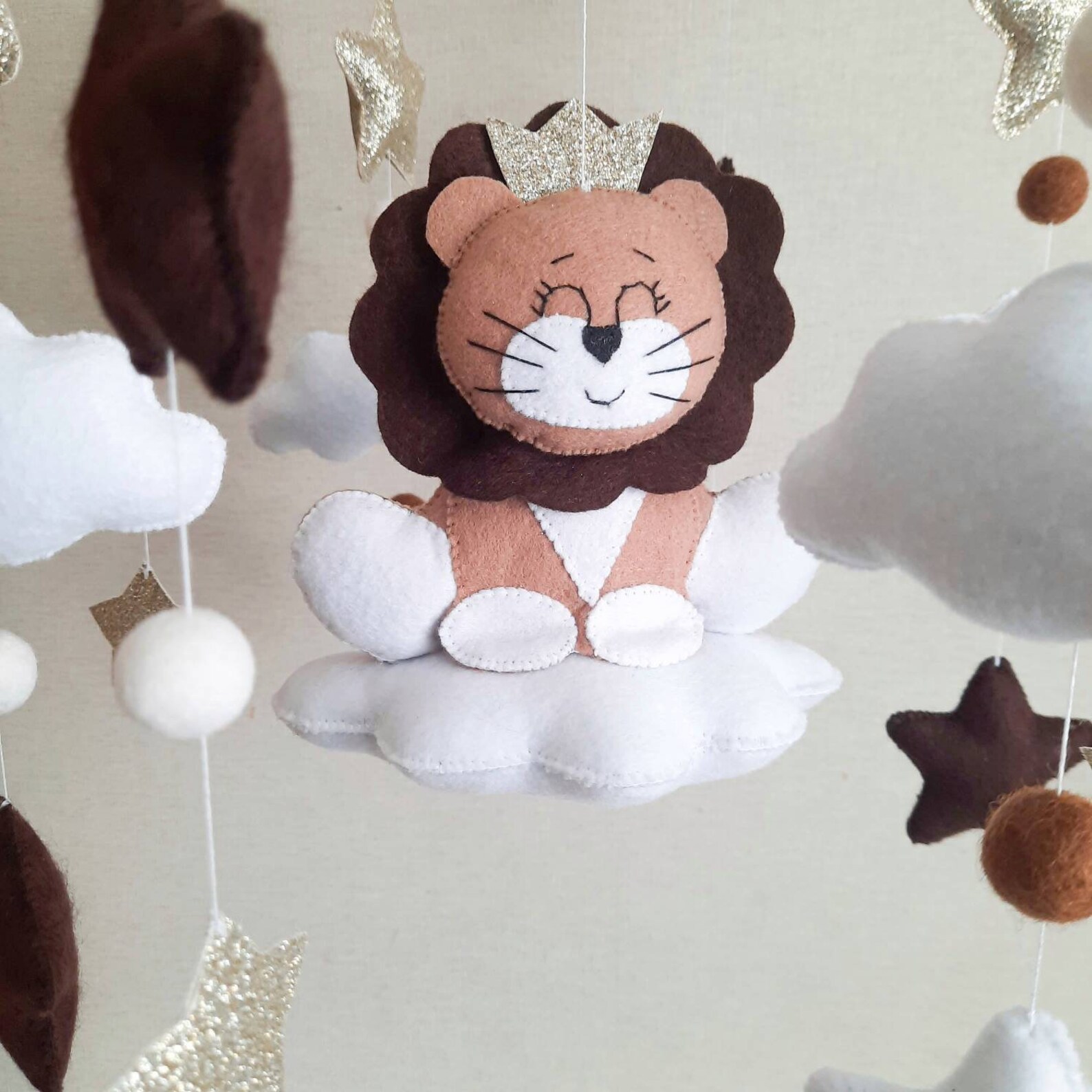 Crib Mobile Boy Baby Mobile Boy Crib Mobile Lion Nursery Decor Etsy