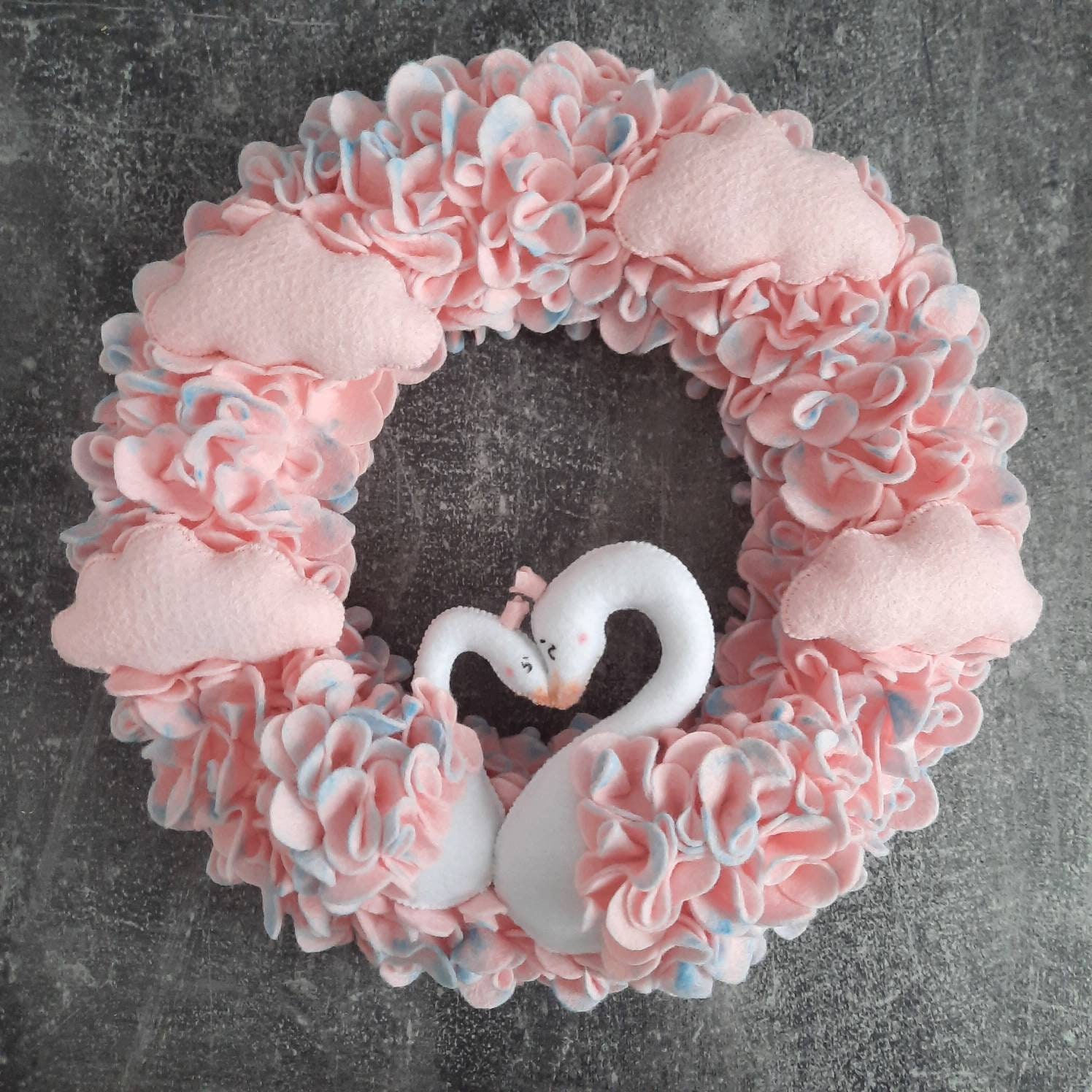 Mom and baby toys Swan toy Felt animals Felted animals Etsy