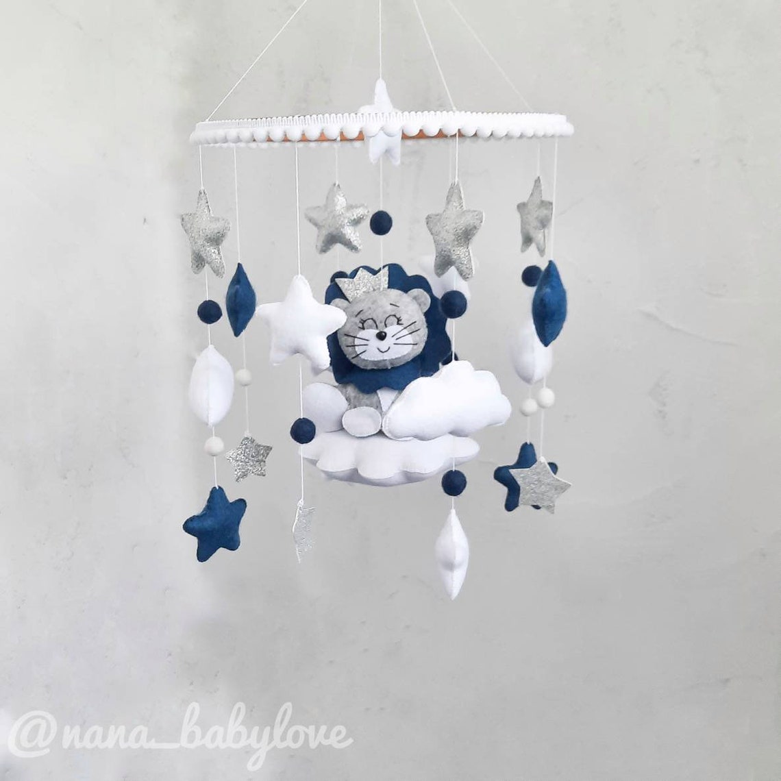 Crib Mobile Boy Baby Mobile Boy Crib Mobile Lion Nursery Decor Etsy