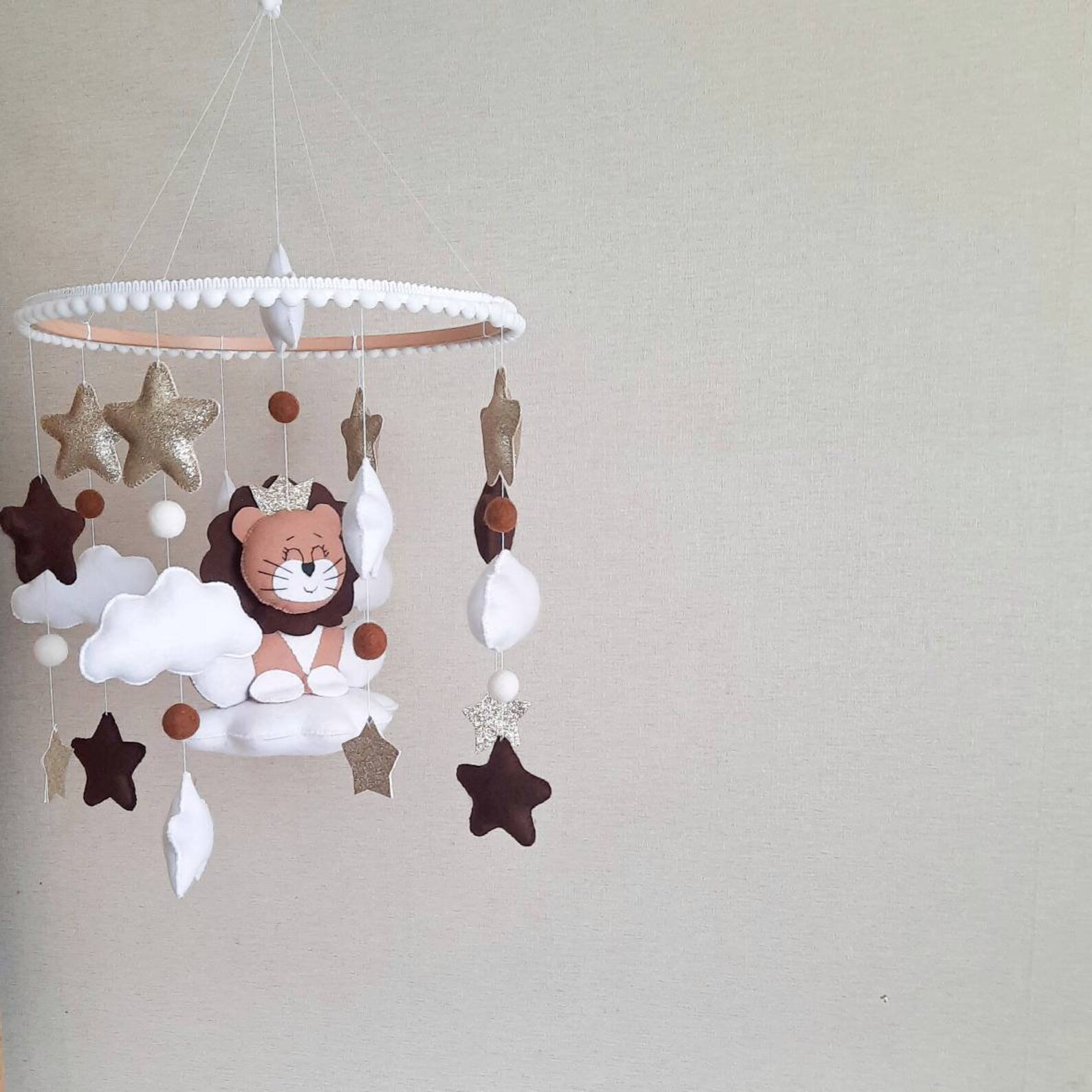 Crib Mobile Boy Baby Mobile Boy Crib Mobile Lion Nursery Decor Etsy