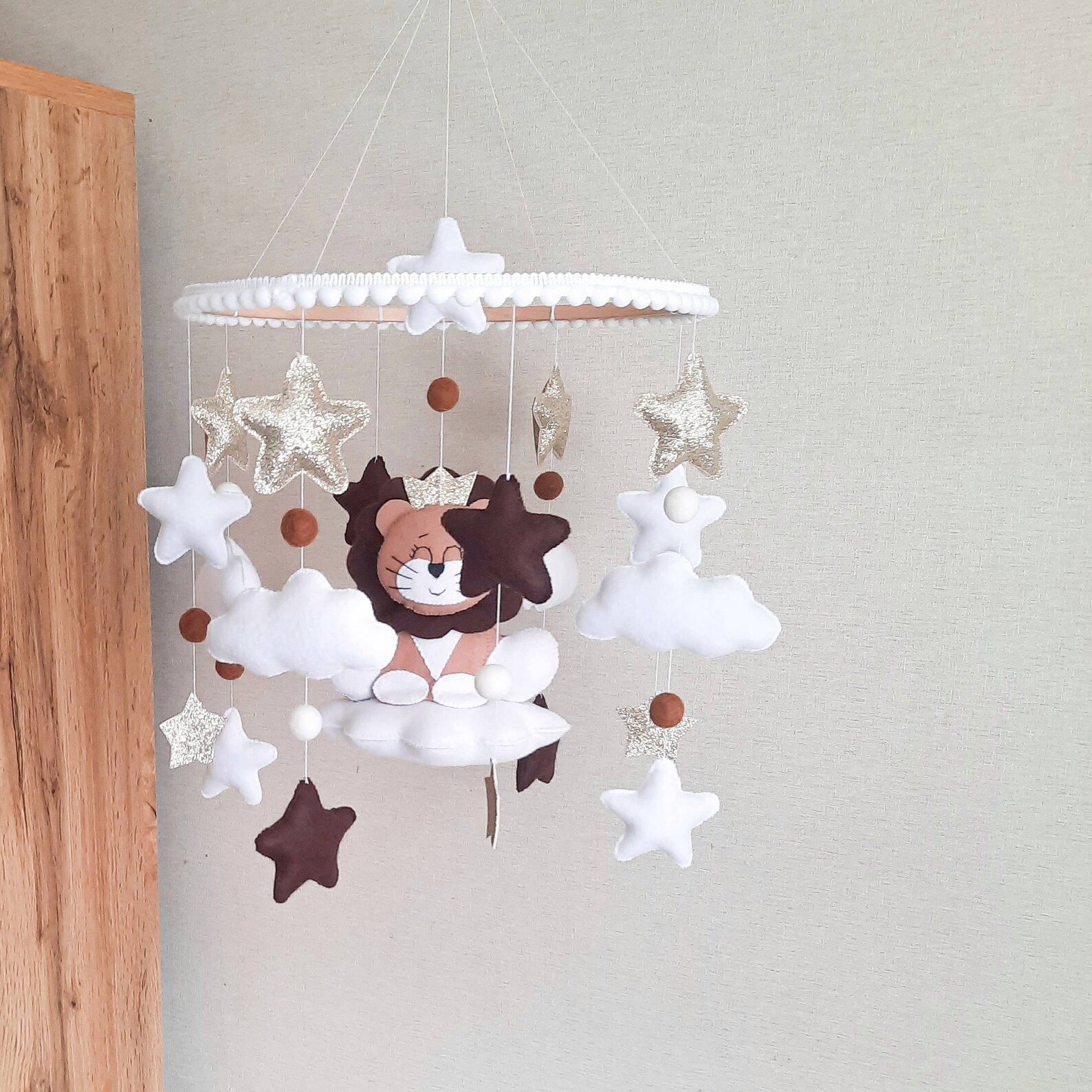 Crib Mobile Boy Baby Mobile Boy Crib Mobile Lion Nursery Decor Etsy