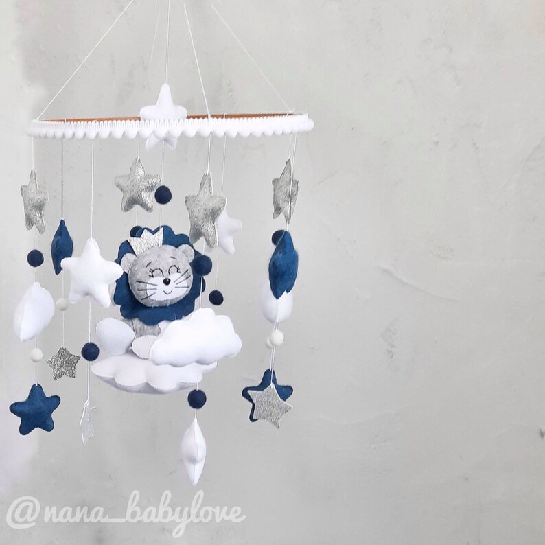 Crib Mobile Boy Baby Mobile Boy Crib Mobile Lion Nursery Decor Etsy