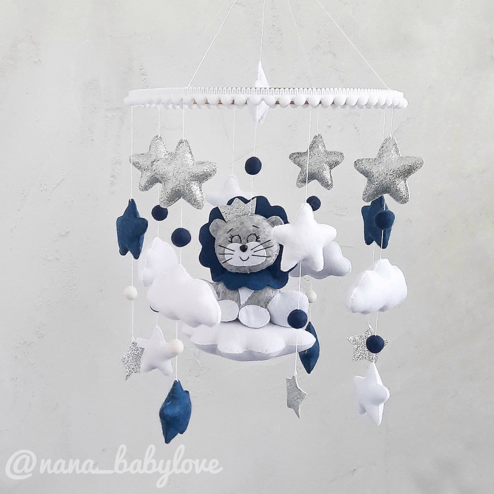 Crib Mobile Boy Baby Mobile Boy Crib Mobile Lion Nursery Decor Etsy