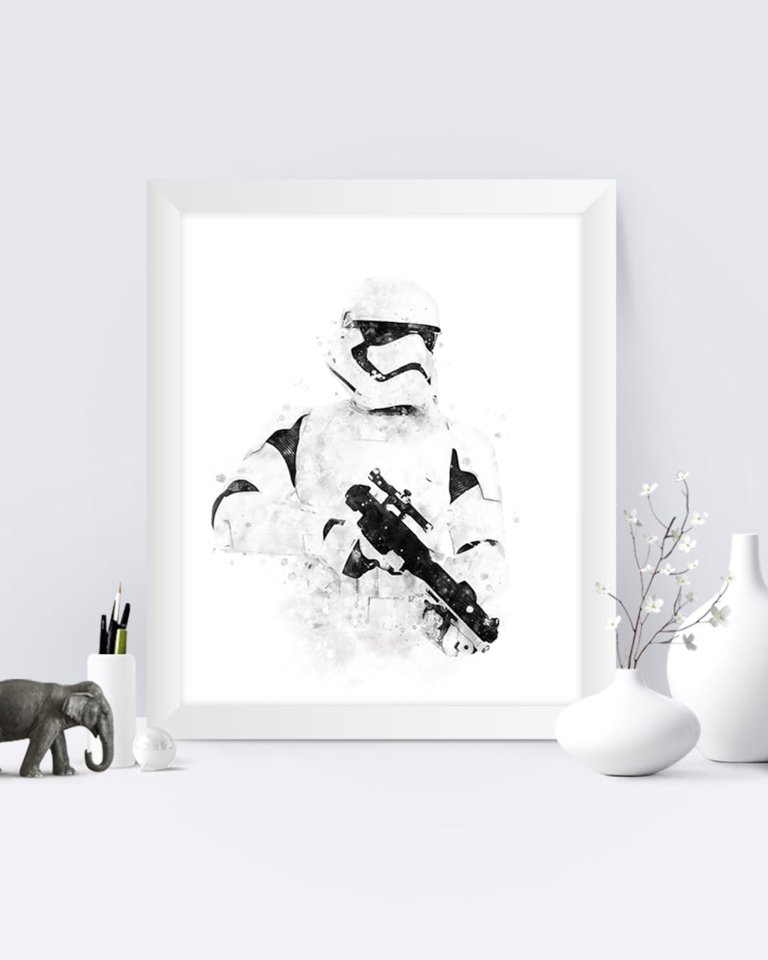 Stormtrooper Print Star Wars Poster Star Wars Stormtrooper Watercolor Painting Star Wars ...