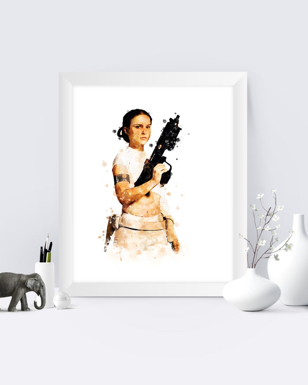 Star Wars Padme Amidala Print Star Wars Watercolor Painting Padme ...