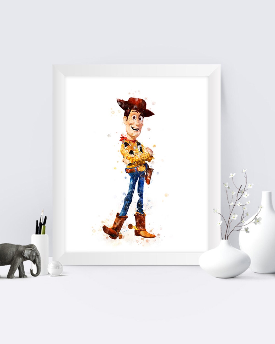 Toy Story Woody Watercolor Toy Story Painting Woody Art Prints - Etsy