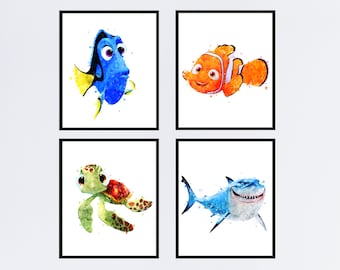 Finding Nemo Print Etsy Finding Nemo Print Etsy