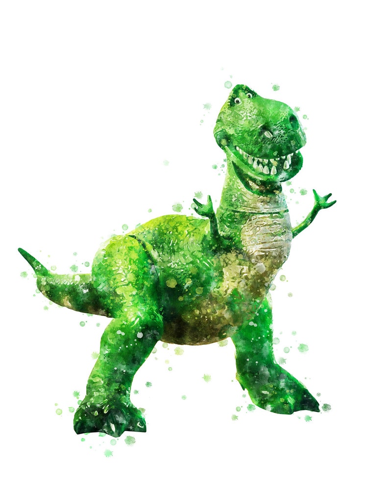 Rex Toy Story Printables Watercolor Toy Story Poster Toy Story - Etsy