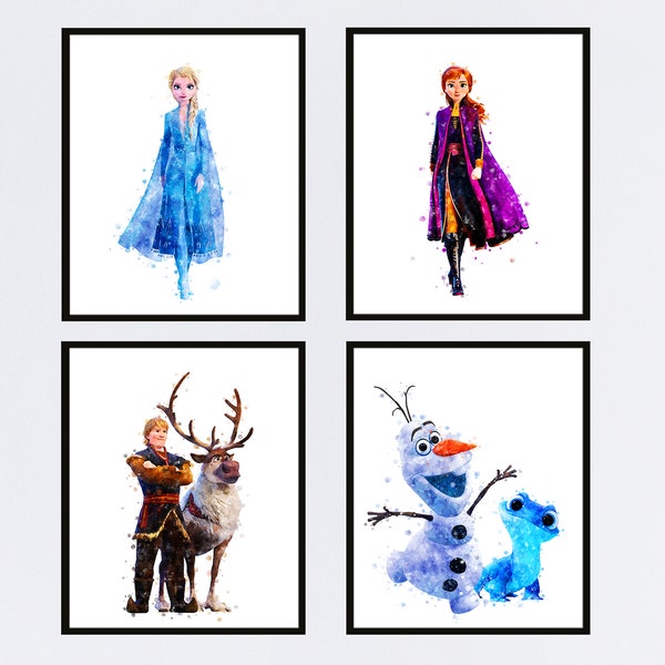 Frozen Wall Art Etsy