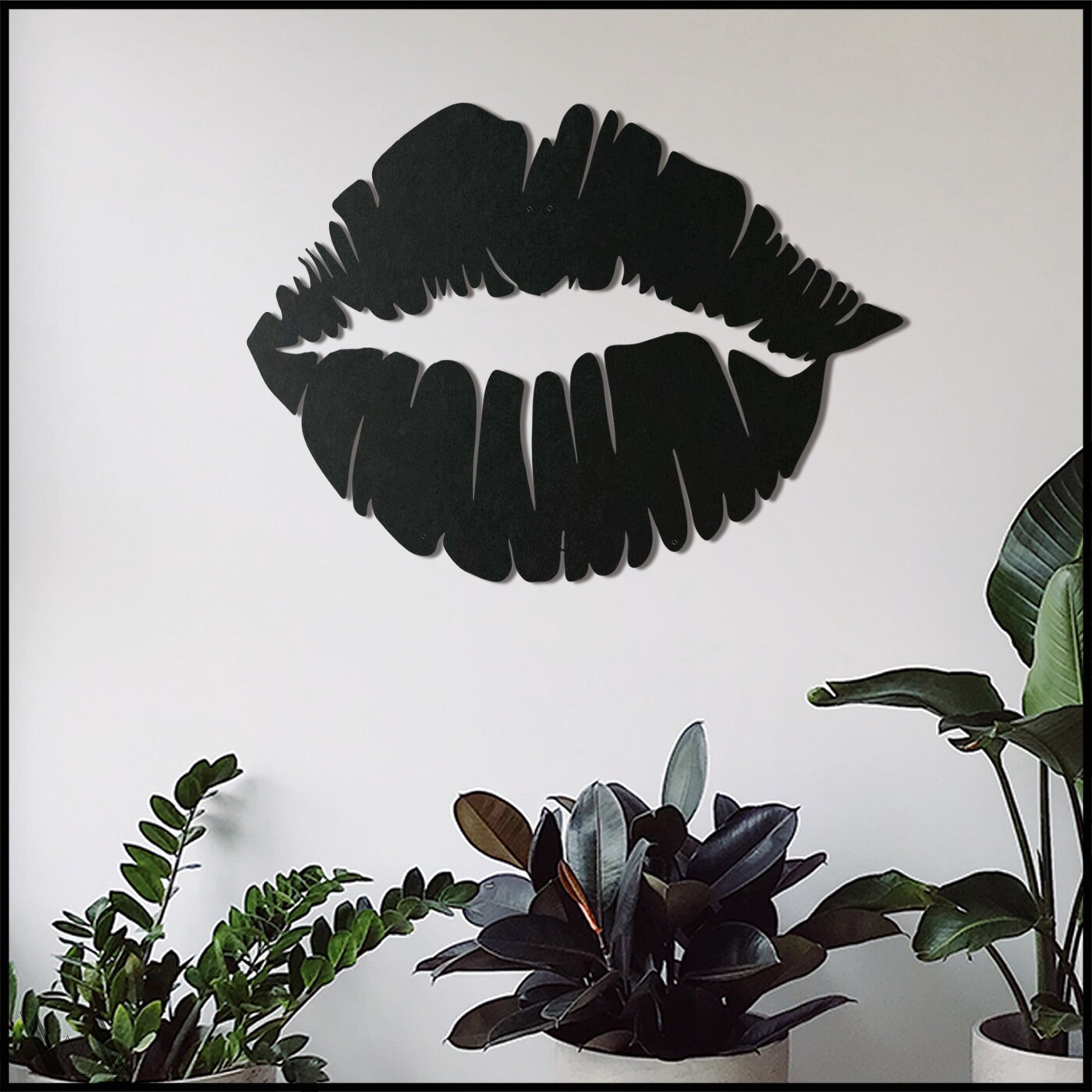 Lips Bedroom Lips Metal Wall Decor Livingroom Lips Metal Etsy