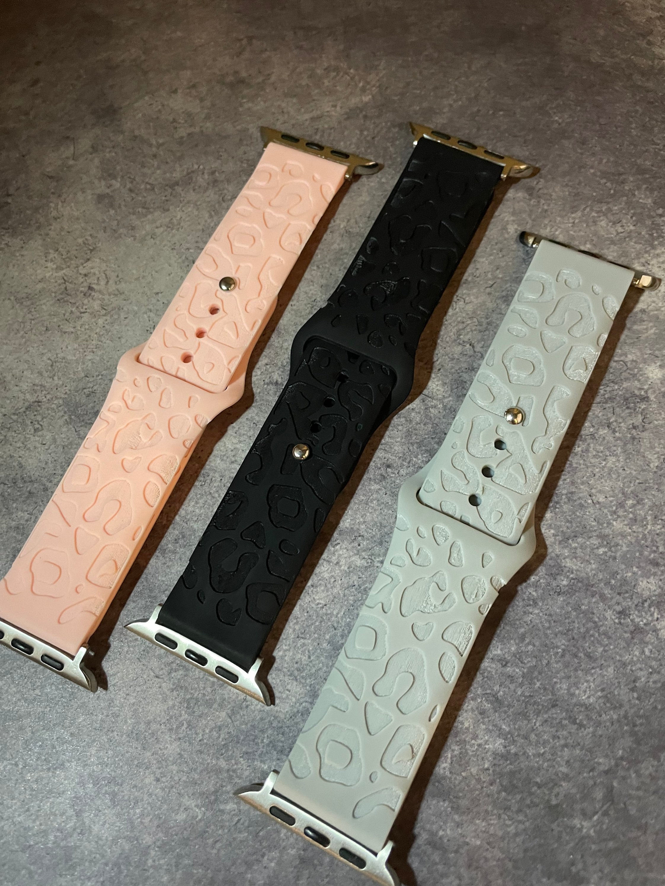 Smartwatch Silicone Bands Leopard Print Cheetah Watch 