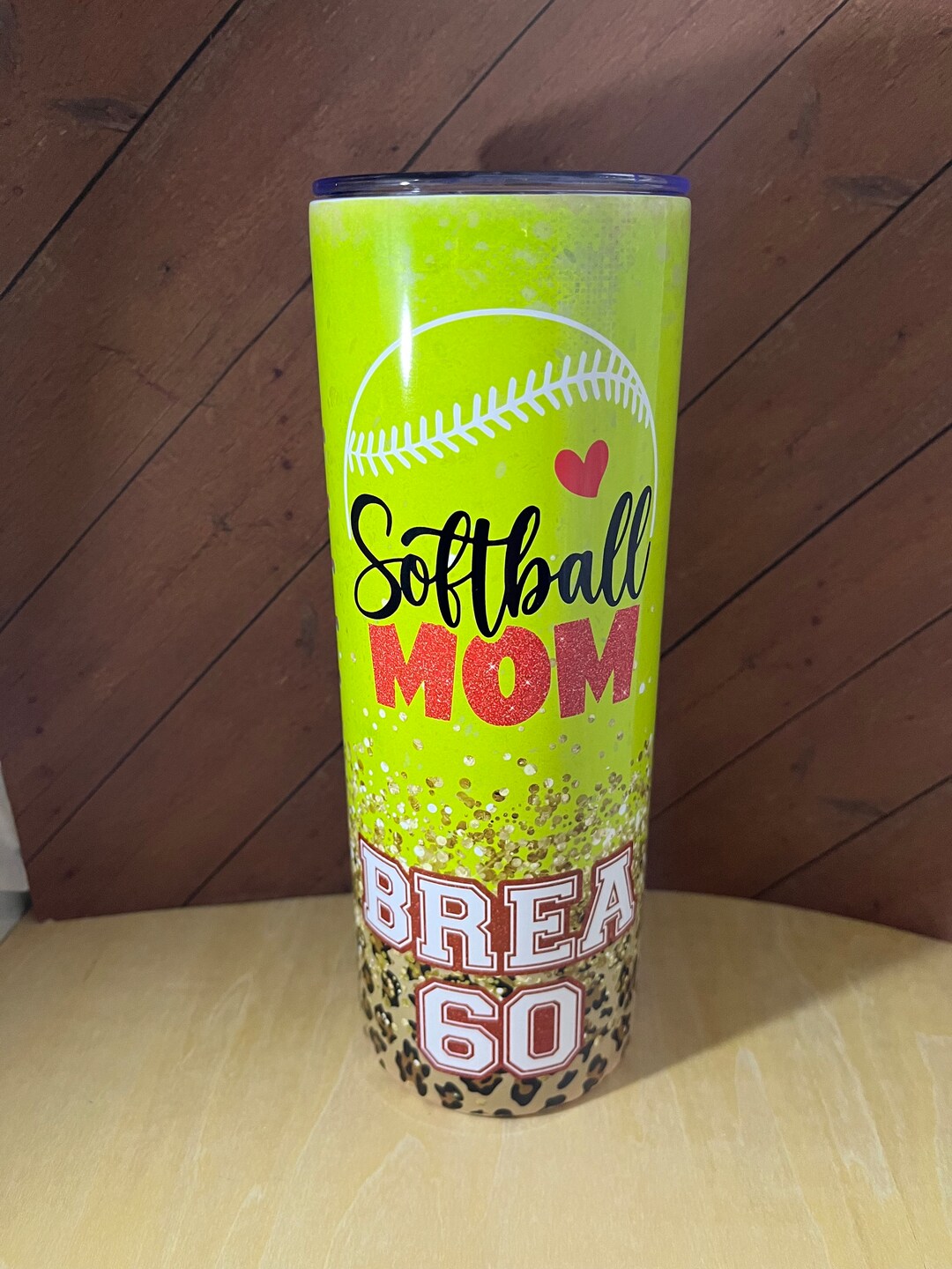 Personalized Softball Mom Tumblers, Tumblers, Custom Tumblers, Cups