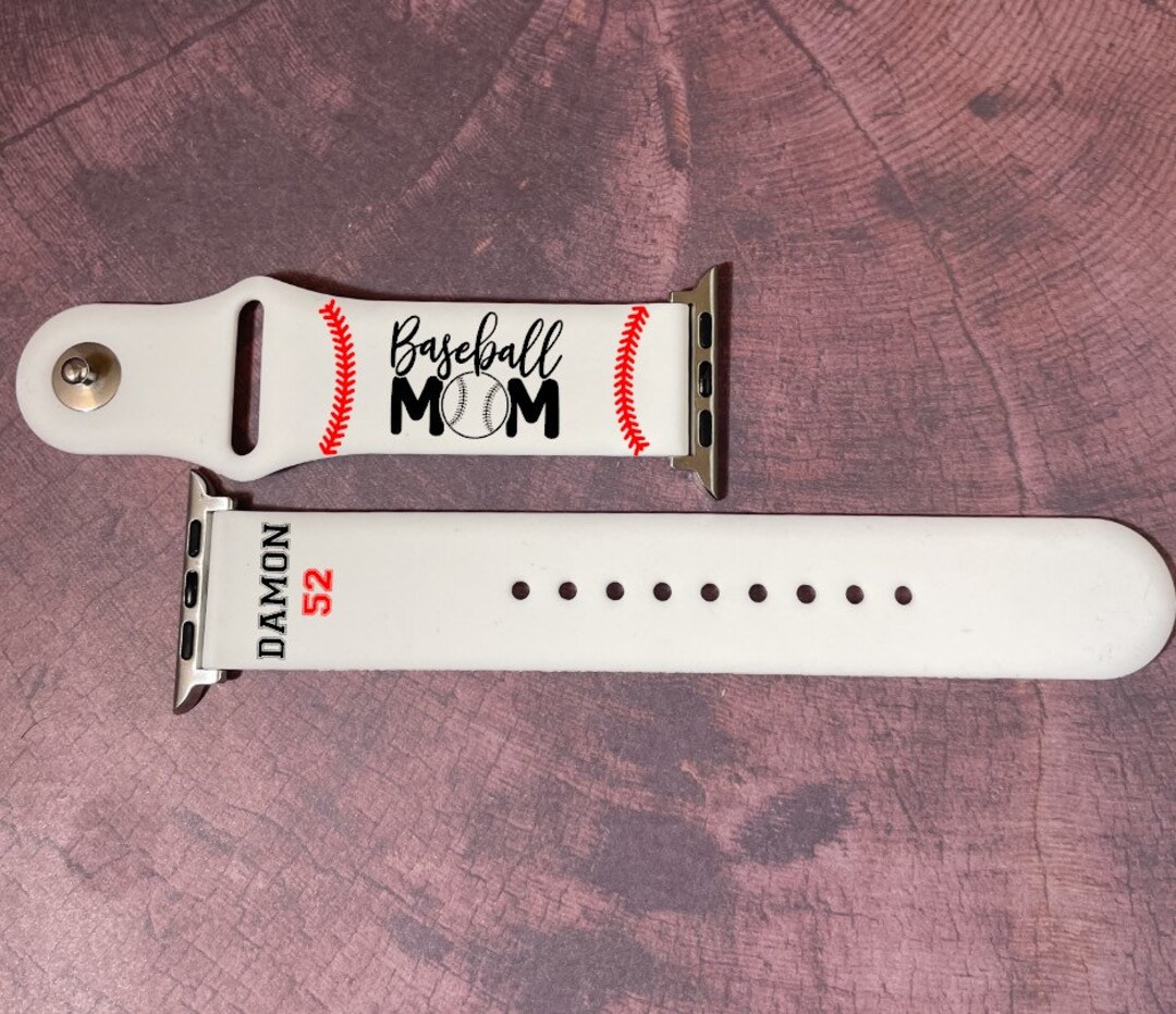 Smartwatch Silicone Bands, Baseball Watch Bands, Softball, 42/44mm, 38