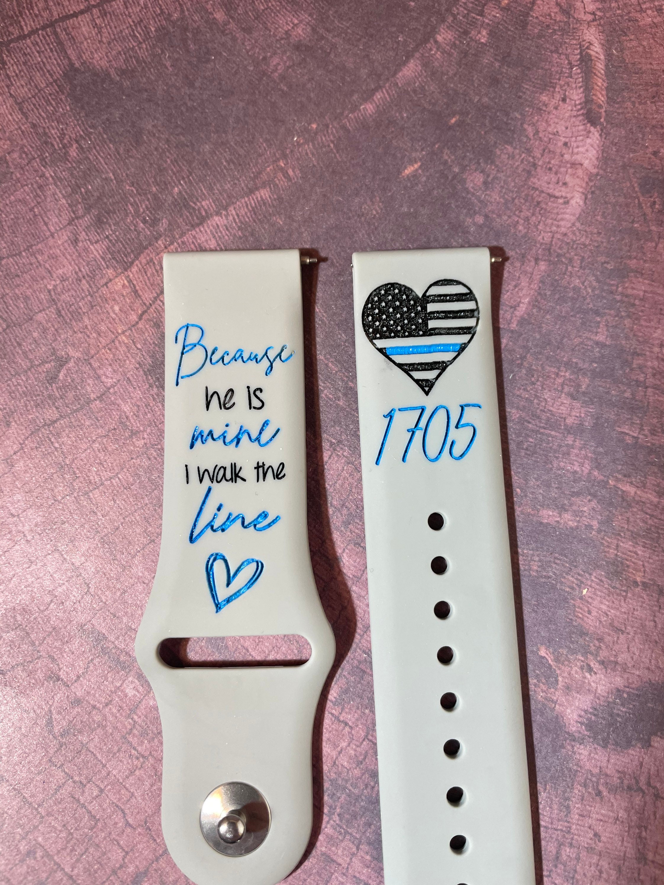 Smartwatch Silicone Bands Police Watch Band Watch Bands Etsy