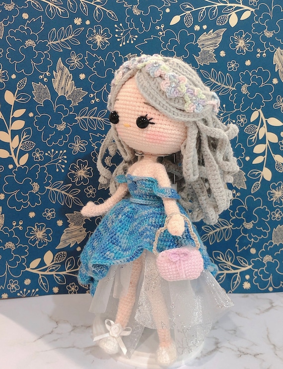 Emerie the Emerald Princess - 12 Amigurumi Crochet Doll