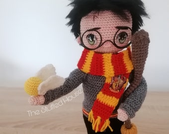Patron au crochet pour poupée Amigurumi Wizard (PDF anglais)