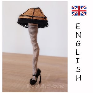 Leg lamp pattern, leg lamp christmas, Amigurumi sexy leg, pattern amigurumi doll, Christmas lamp