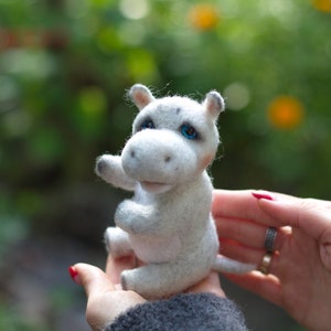 Felt Hippo Soft Toy