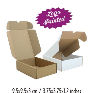 Mini Kraft Boxes With Logo Square Packaging Boxes For Business Printed Boxes Gift Boxes Bulk Packing Boxes Wholesale Shipping Boxes