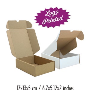 Cajas de envío con logotipo personalizado impreso Cajas de correo Cajas de papel kraft Suministros de embalaje Cajas de embalaje de cartón Cajas de cartón corrugado Cajas postales