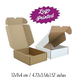 Mini scatole Kraft con logo, scatole di imballaggio quadrate per aziende, scatole stampate, scatole regalo, scatole di imballaggio all'ingrosso, scatole di spedizione all'ingrosso