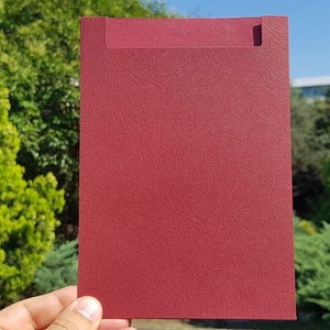 Frosted Acrylic Wedding Invitation: Gold Monogram, Red Envelope image 9