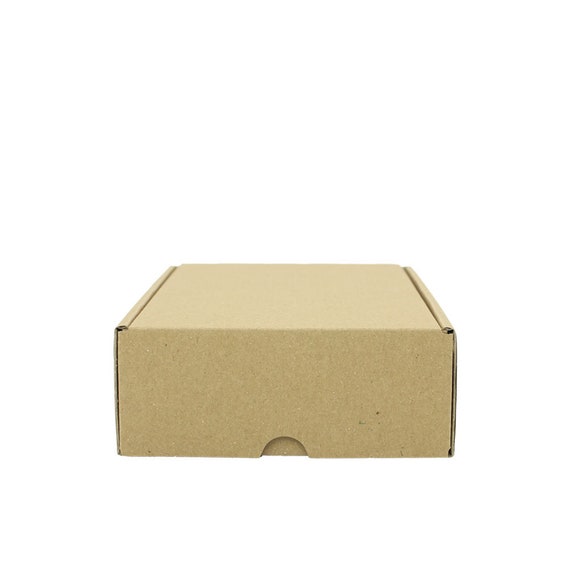 50 Small Kraft Brown Gift Boxes Bulk for Party Favor Business Gifts, 3x3.5  In