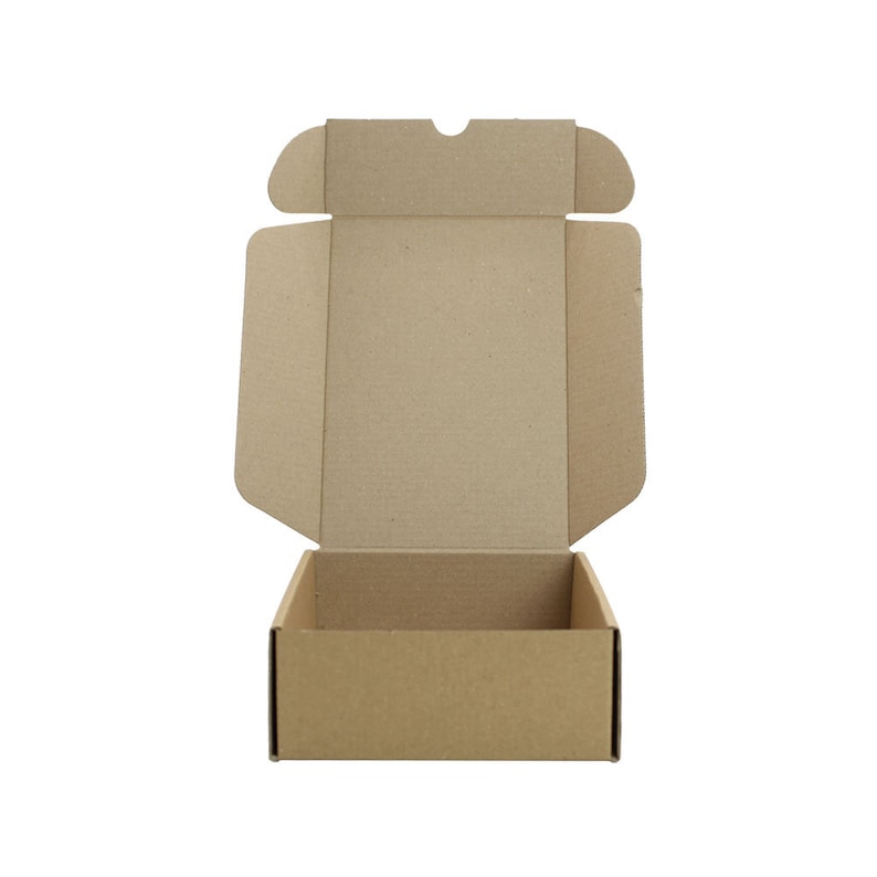 Mini Kraft Product Box: Small Cardboard Mailing Box (95x95x30mm) image 4