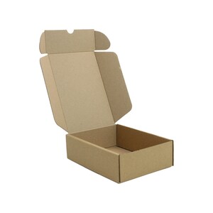 Mini Kraft Product Box: Small Cardboard Mailing Box (95x95x30mm) image 3