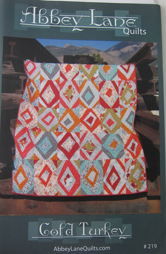 Abbey Lane Quilts Cold Turkey Modern Log Cabin Quilt Pattern Etsy