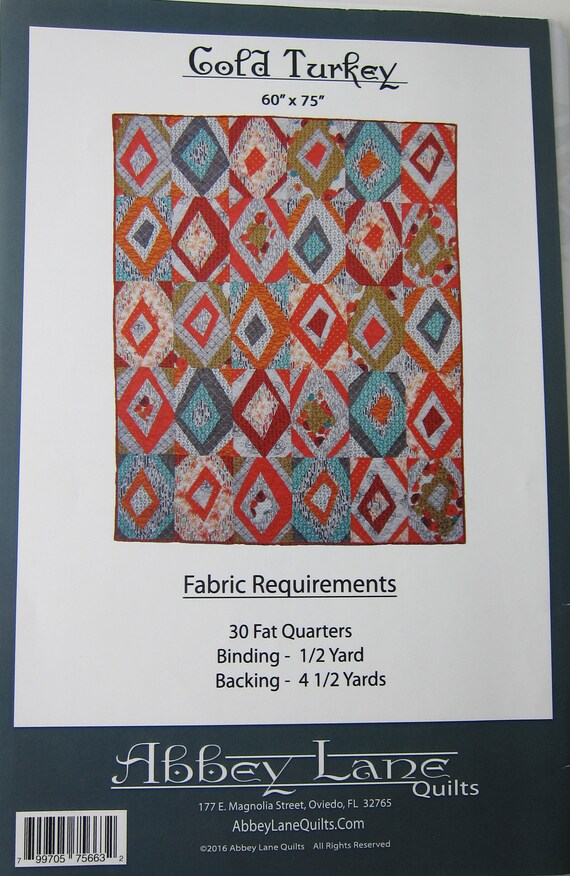 Abbey Lane Quilts Cold Turkey Modern Log Cabin Quilt Pattern Etsy